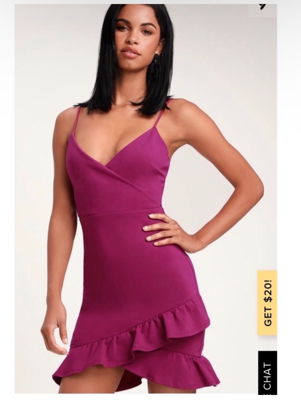 Lulus Ruffle Flirty Dress - Picture 2 of 3